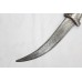 Horse Dagger Knife Silver Wire Bidaree Work Damascus Steel Blade Handmade B207